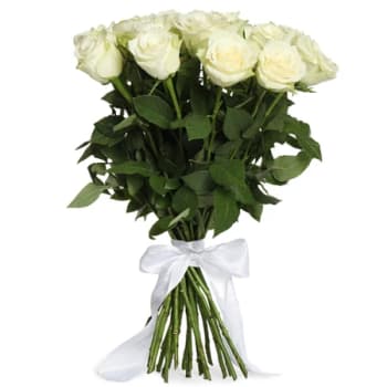 Bouquet of Dozen Virgin Roses – view 2