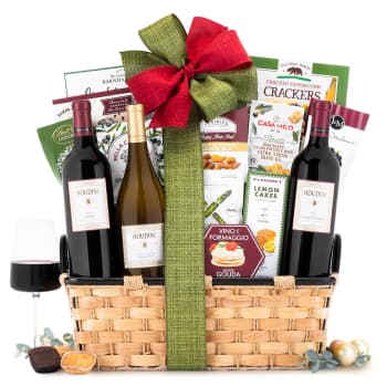 Christmas Celebration Wine Basket – view 2