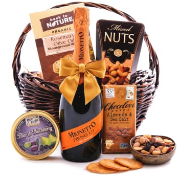 Sweet and Savory Prosecco Basket – view 2