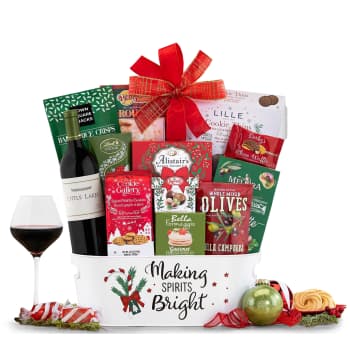Ray of Sunshine on a Winter Day Wine and Gourmet Basket – view 2